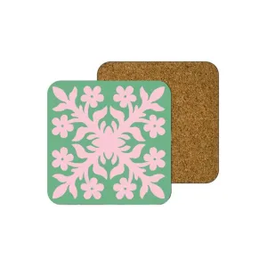 Modern Quilt Style F MDF Coaster