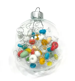 Multicolor Glass Beaded Christmas Ornament