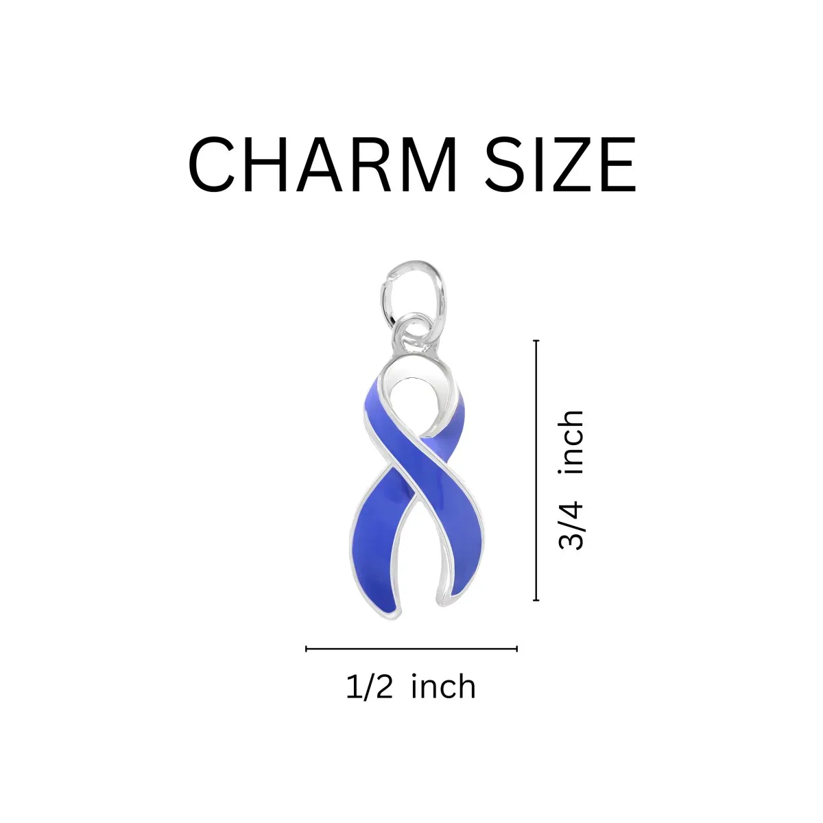 Periwinkle Ribbon Hanging Charms