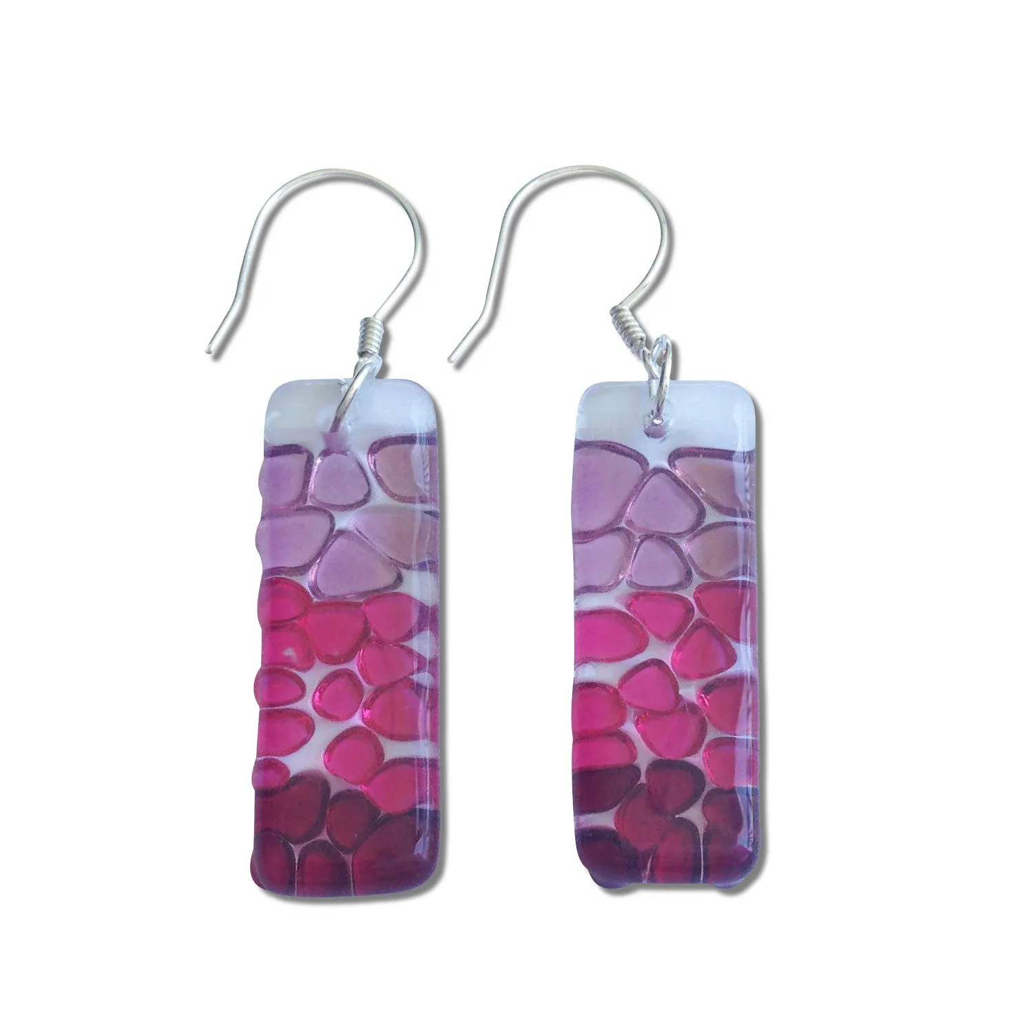 Picado Glass Earrings - Green