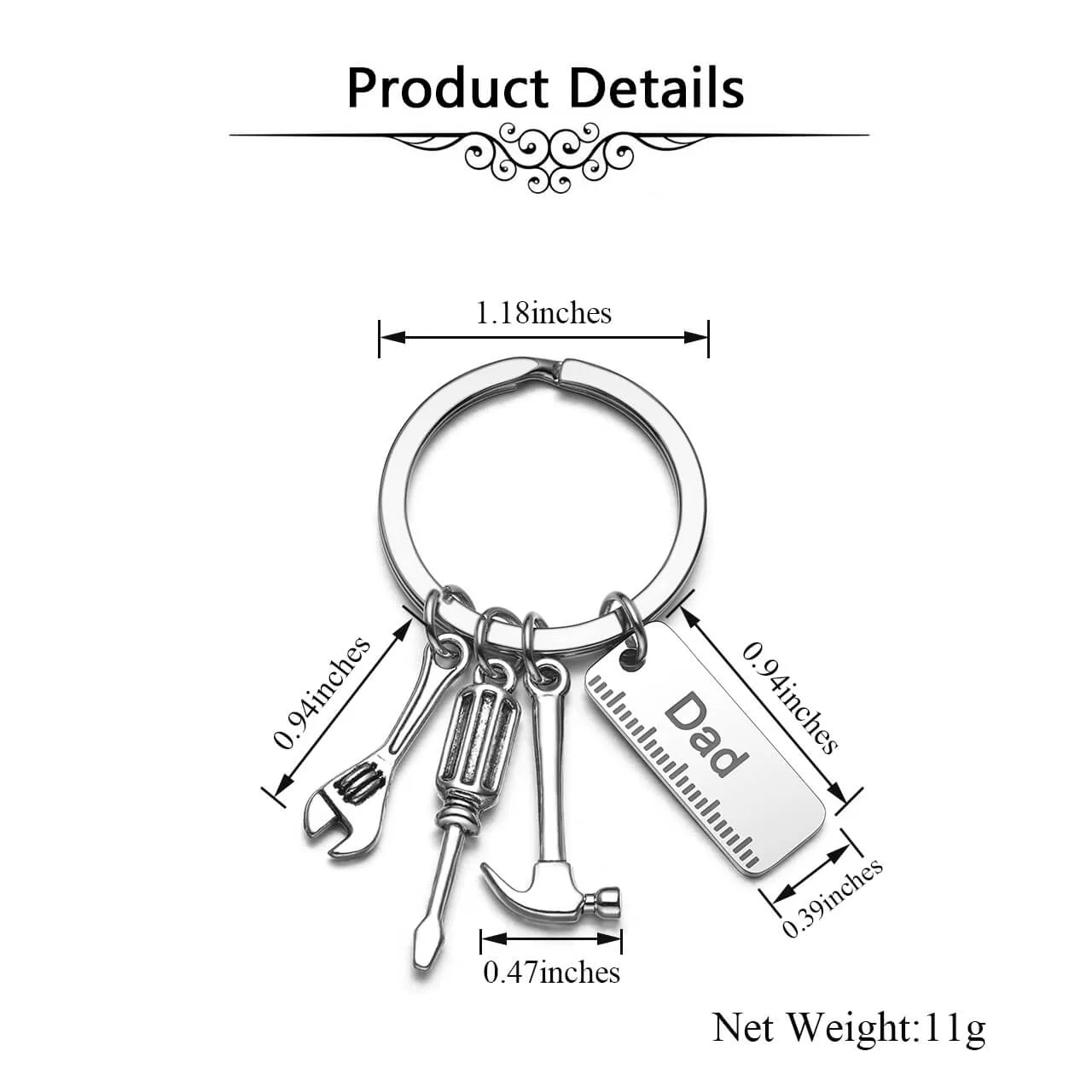 Repair Tools Charms Keychain | Jovivi