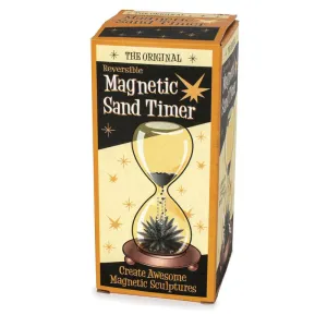 REVERSIBLE MAGNETIC SAND TIMER