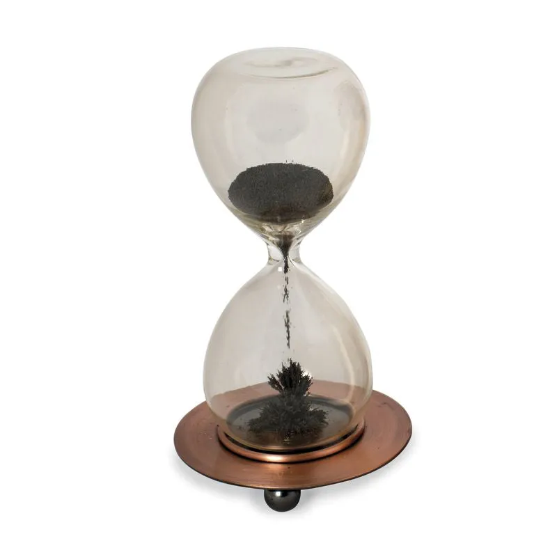 REVERSIBLE MAGNETIC SAND TIMER