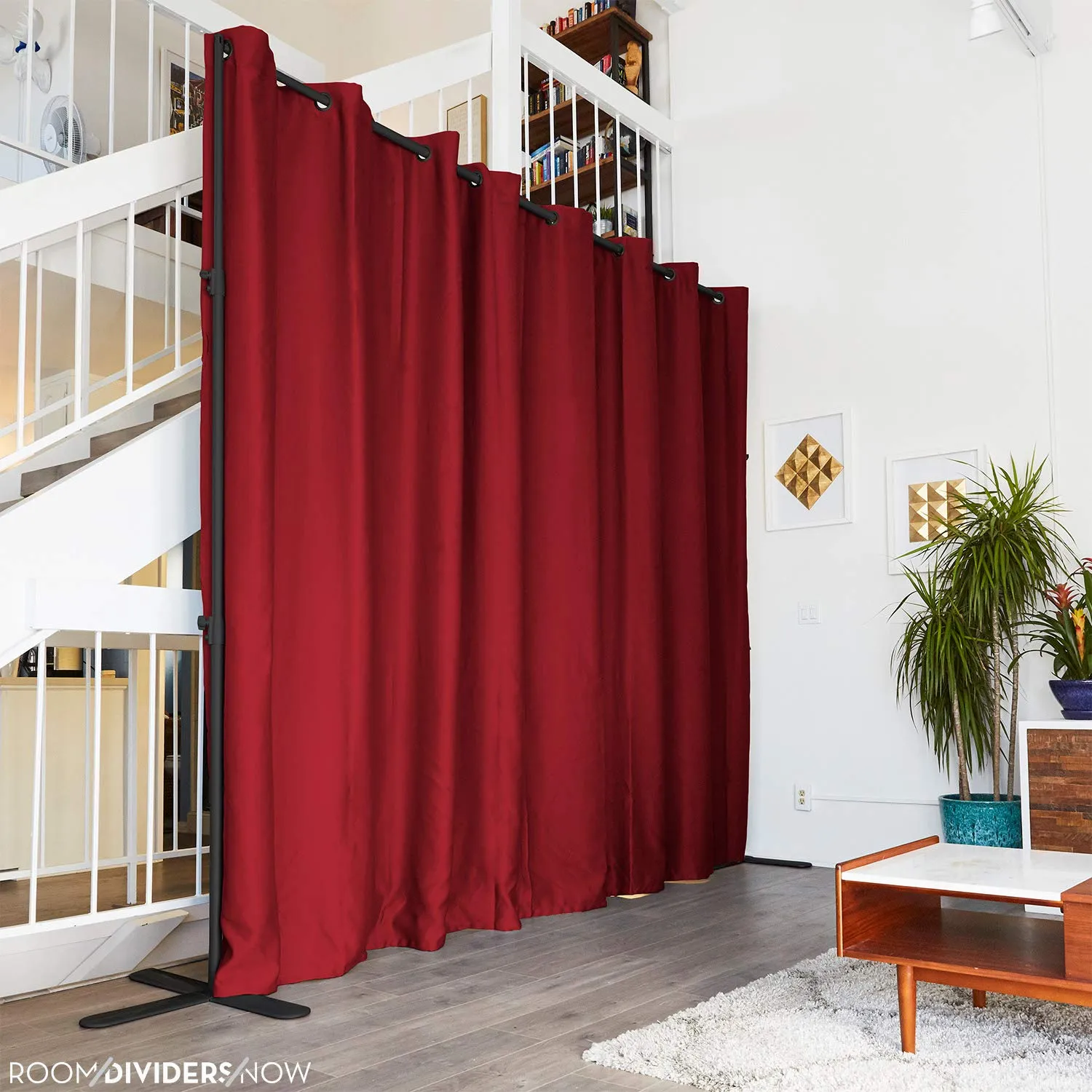 Room/Dividers/Now Premium Room Divider Curtain, 7ft Tall x 4ft Wide (Sierra Red