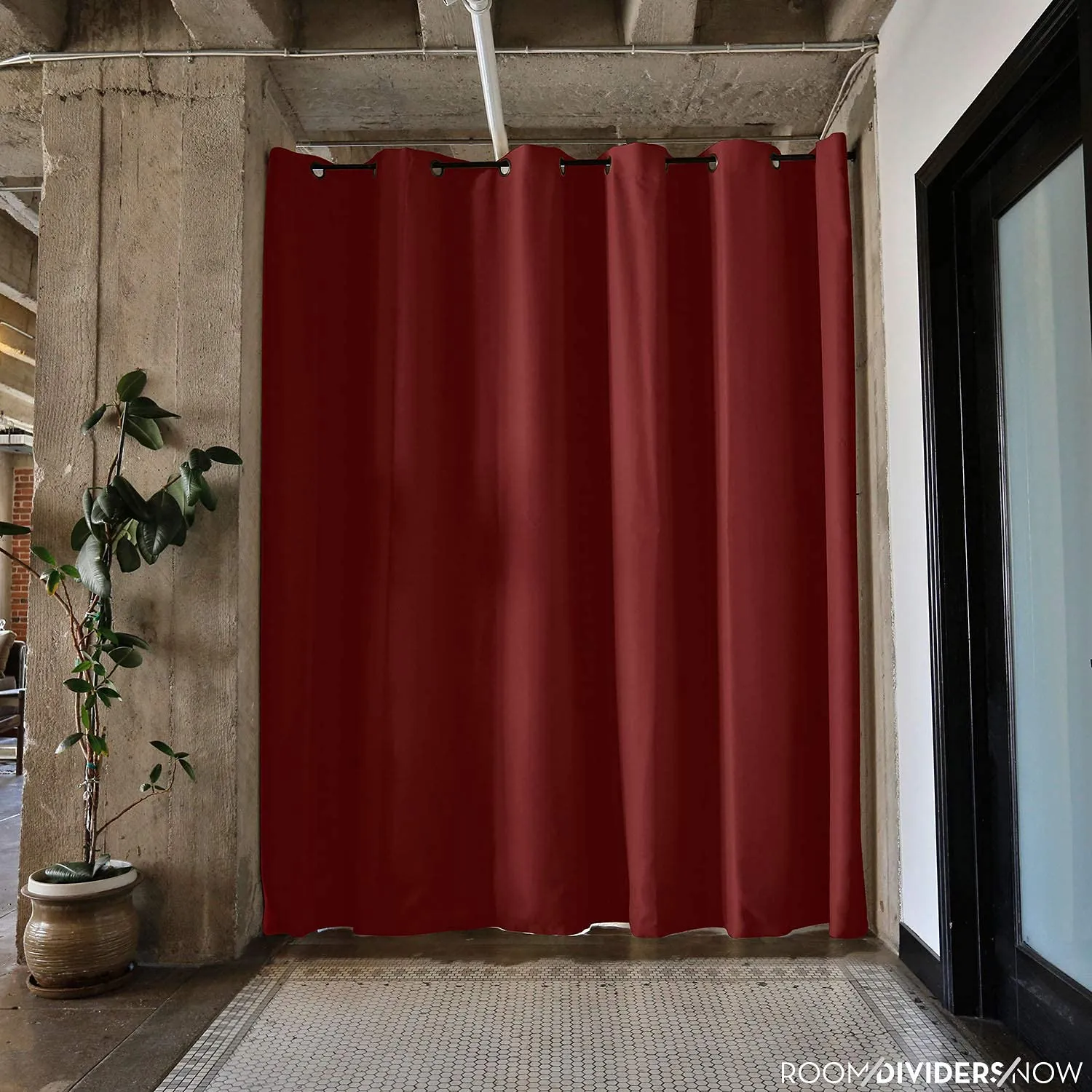 Room/Dividers/Now Premium Room Divider Curtain, 7ft Tall x 4ft Wide (Sierra Red