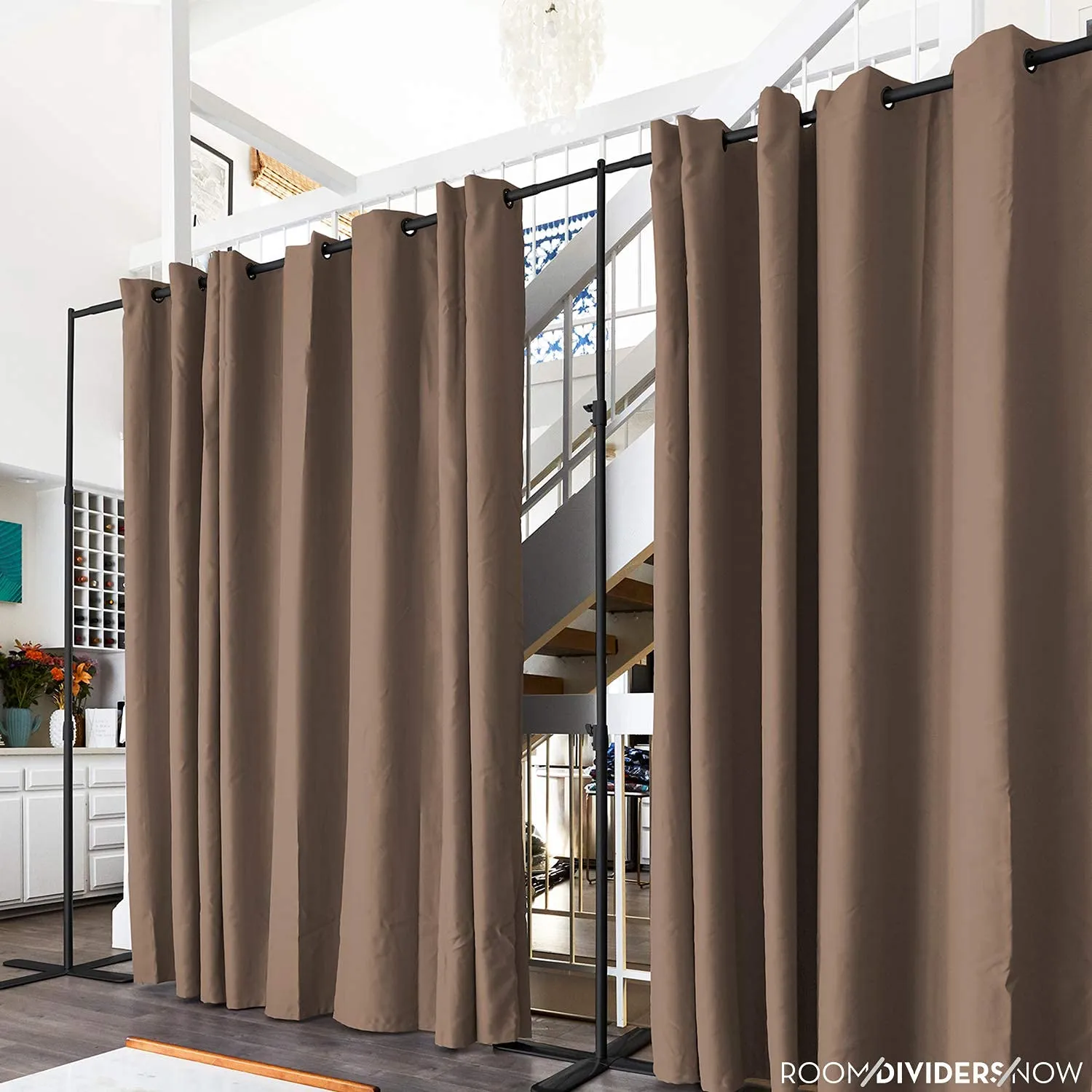 Room/Dividers/Now Premium Room Divider Curtain - Mocha