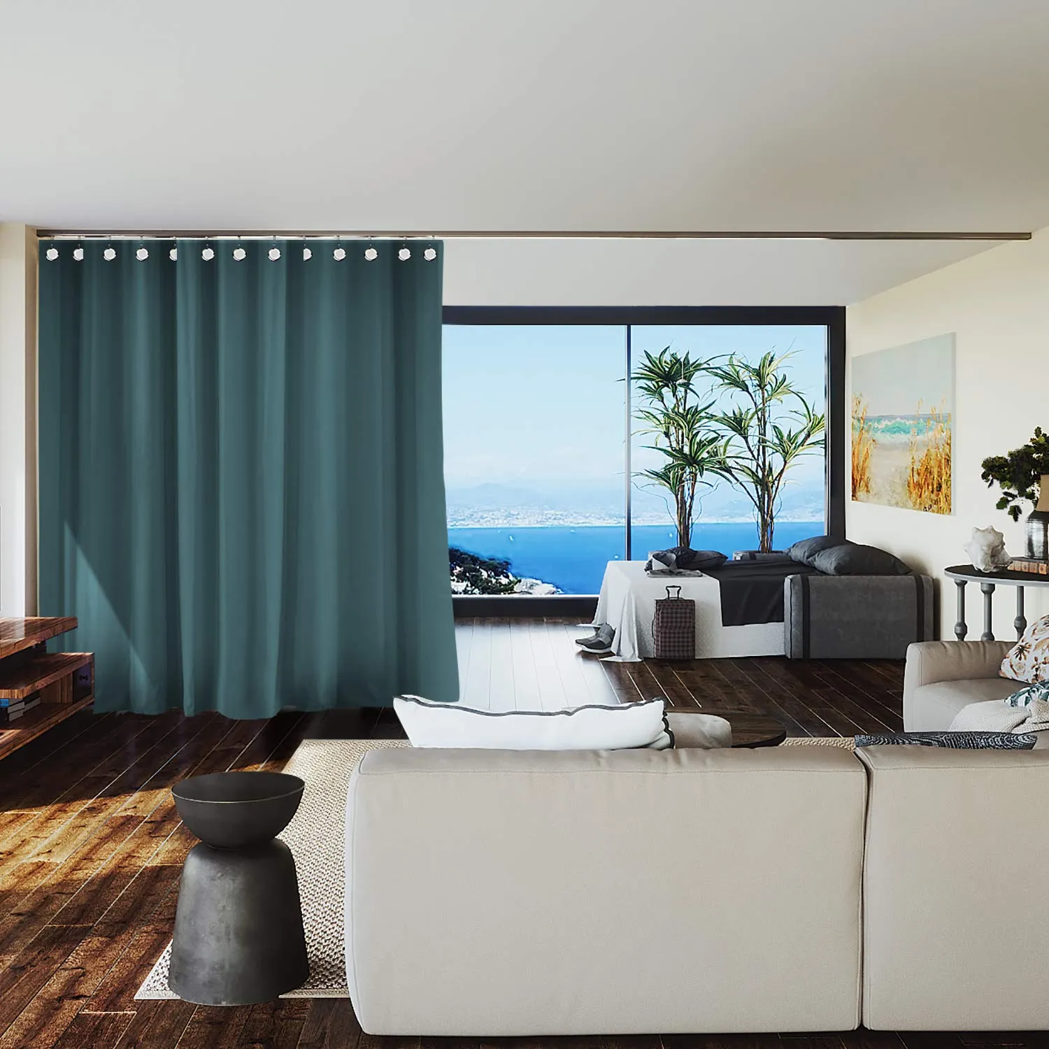 Room/Dividers/Now Premium Room Divider Curtain - Seafoam