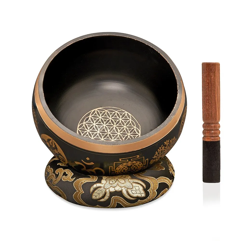 Sacred Mantra Bowls- 35 Inches- Blue