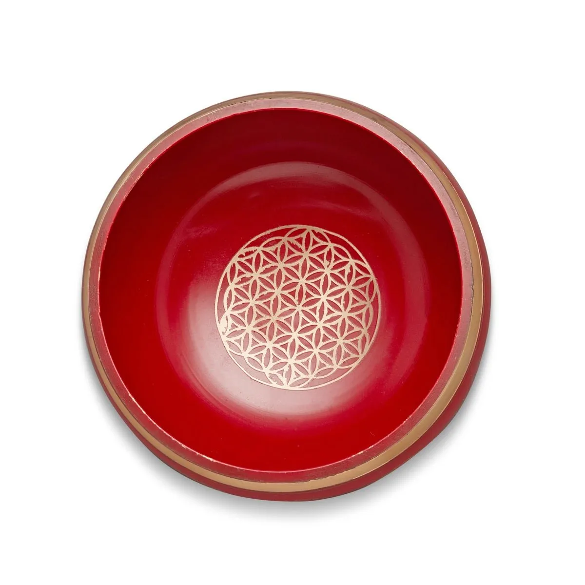 Singing Bowls Sacred Symbol Bowls- SacredSymbol Red- 35 inches