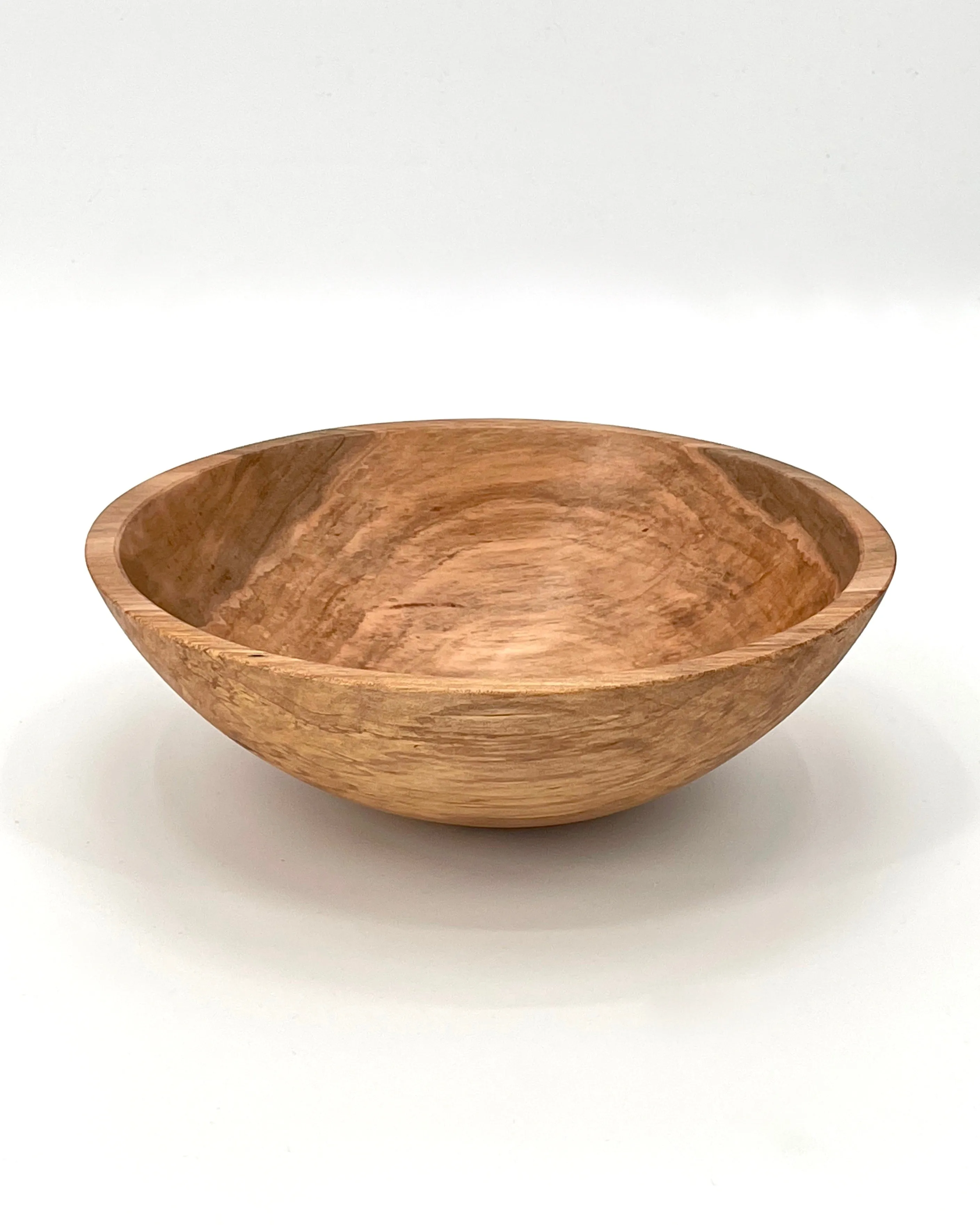 Spalted Ambrosia Maple Round Wooden Bowls