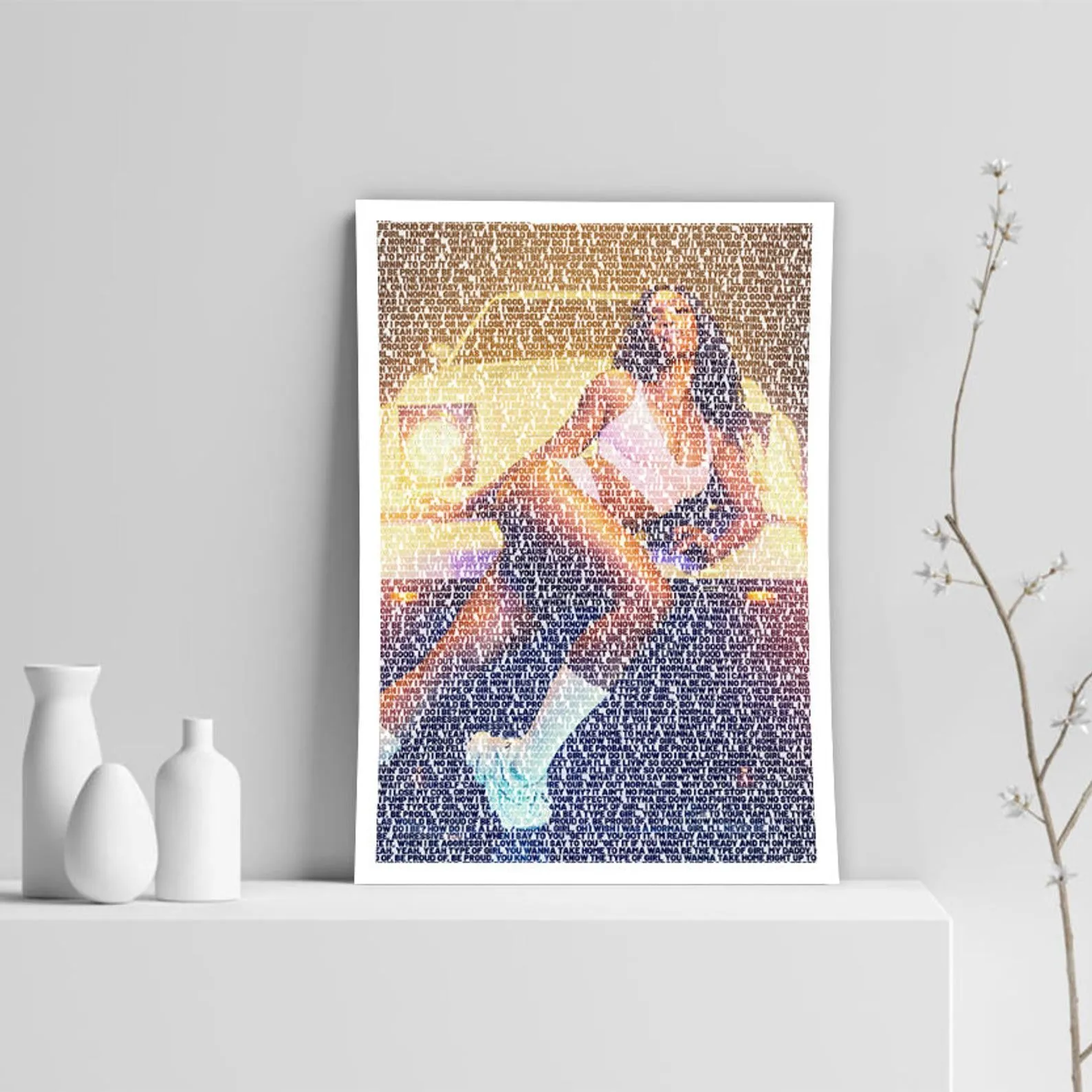 SZA Poster, Custom Music Print, Music Poster, Custom Poster, Home Decor, Wall Hangings, American Songwriter SZA Art, SZA Unframed Poster