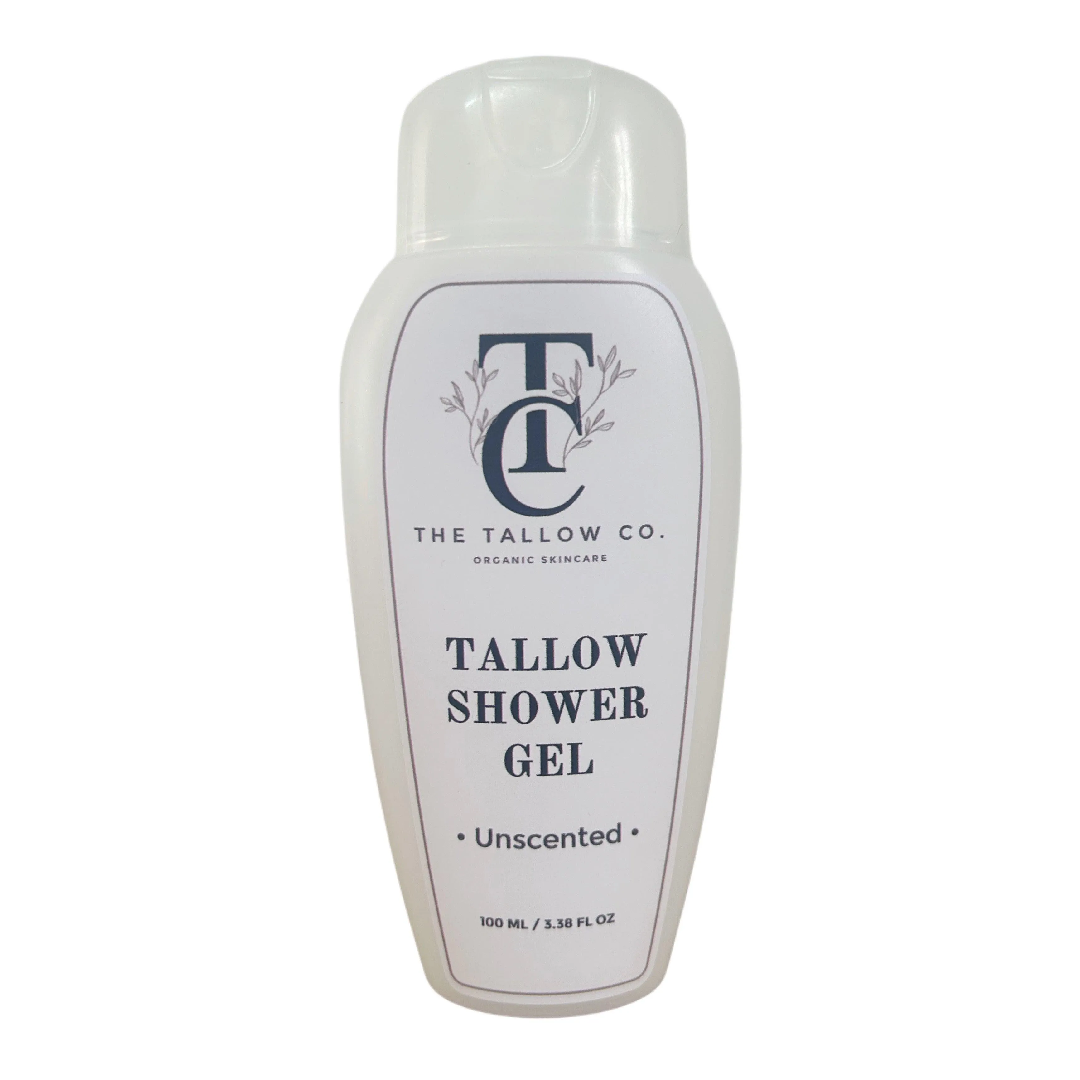 Unscented Tallow Shower Gel