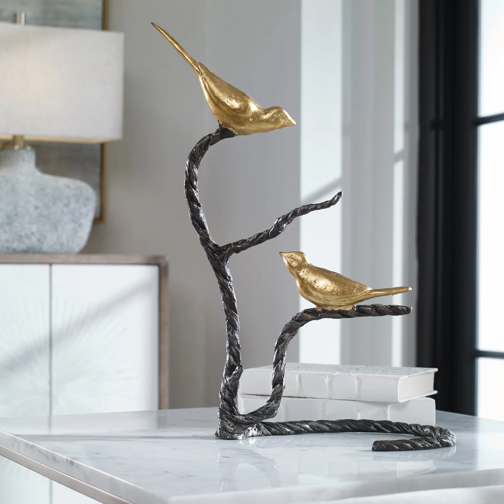 Uttermost Birds On A Limb Sculpture