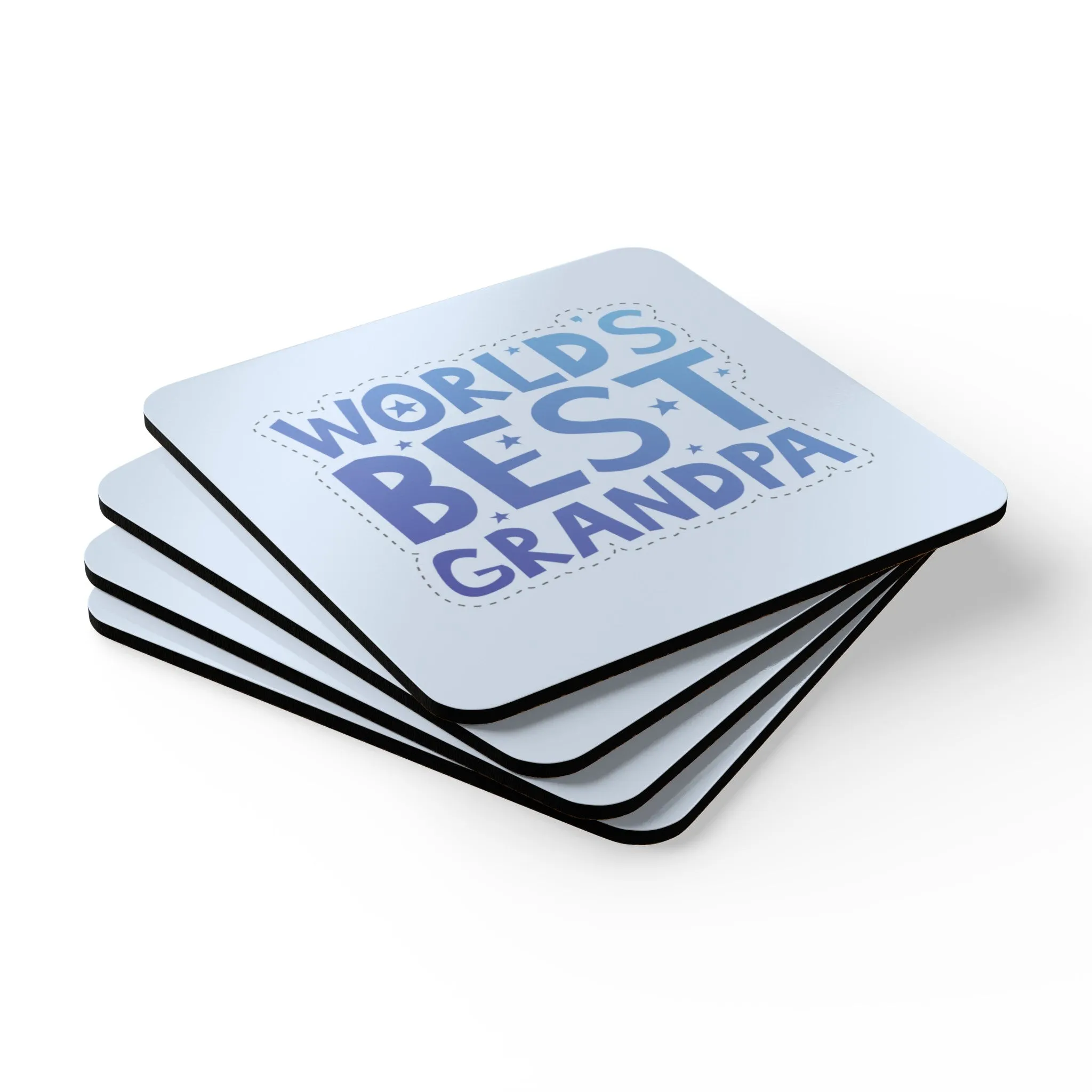 World's Best Grandpa Coaster Set (4 PCS)