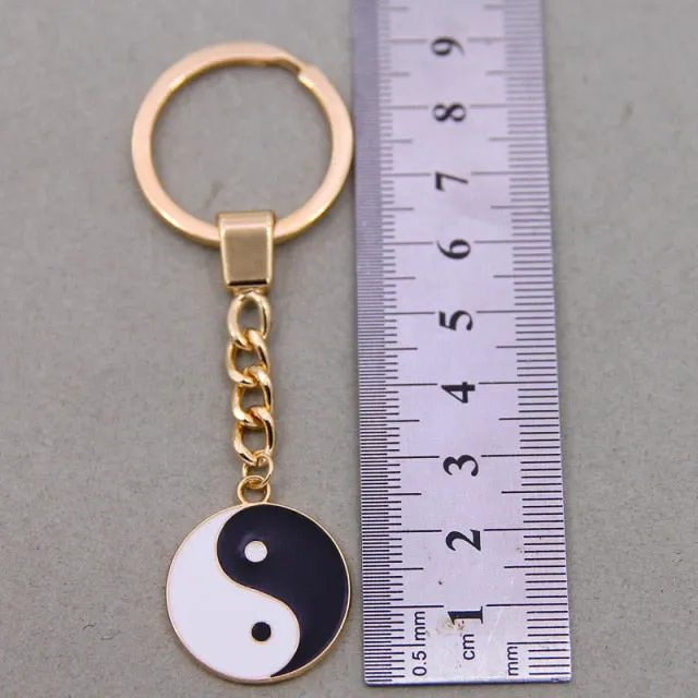 Yin Yang Keychain Charm Symbol Lucky Keychain Lucky