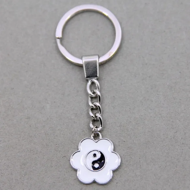 Yin Yang Keychain Charm Symbol Lucky Keychain Lucky