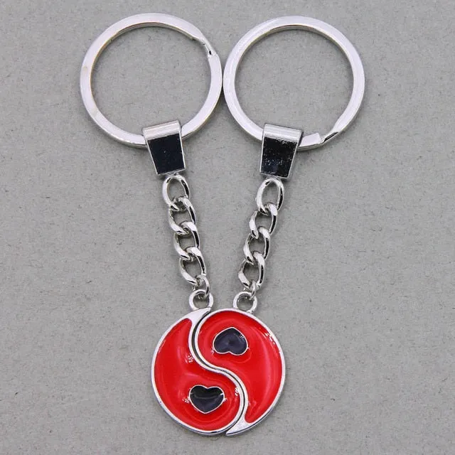 Yin Yang Keychain Charm Symbol Lucky Keychain Lucky