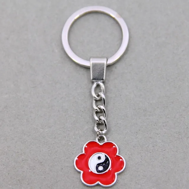 Yin Yang Keychain Charm Symbol Lucky Keychain Lucky