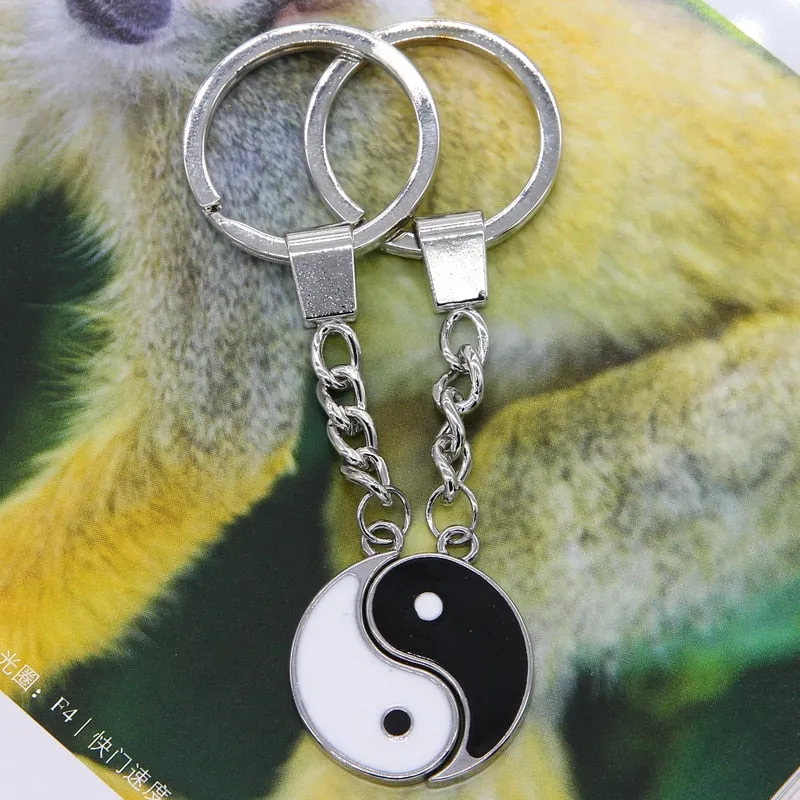 Yin Yang Keychain Charm Symbol Lucky Keychain Lucky