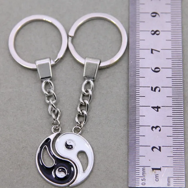 Yin Yang Keychain Charm Symbol Lucky Keychain Lucky