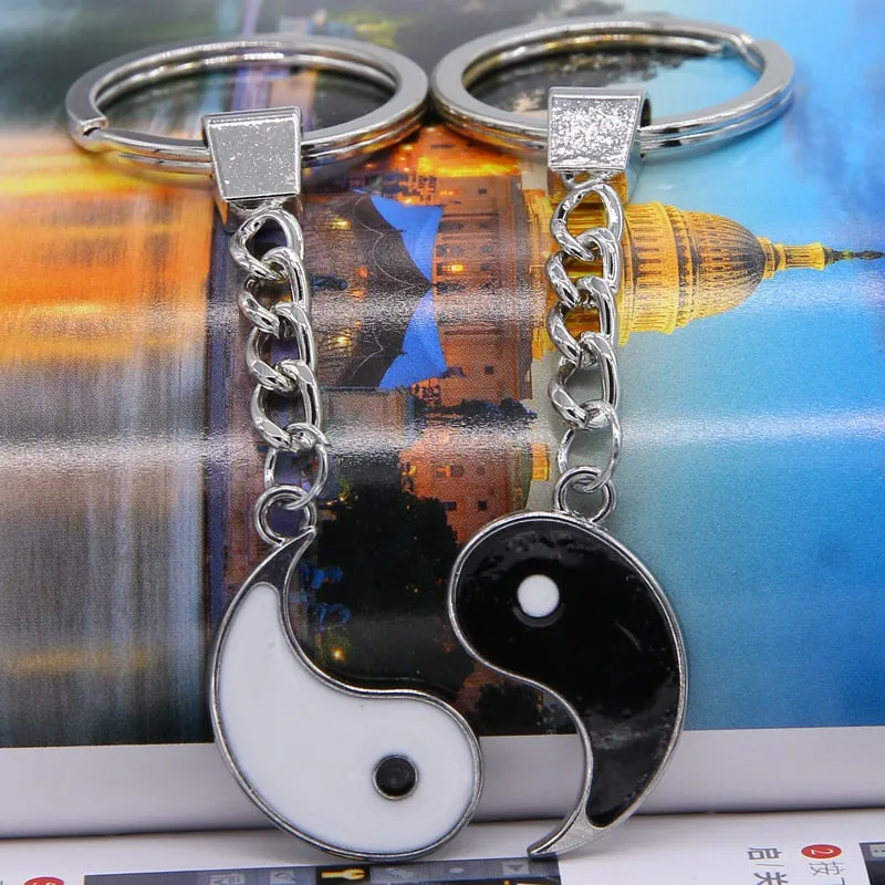 Yin Yang Keychain Charm Symbol Lucky Keychain Lucky