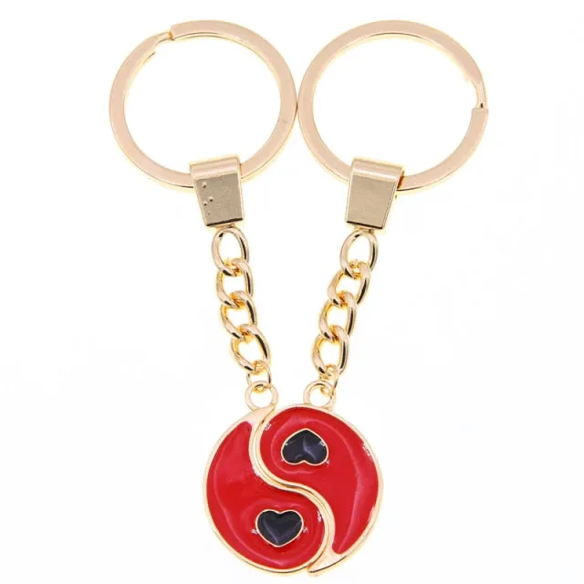 Yin Yang Keychain Charm Symbol Lucky Keychain Lucky