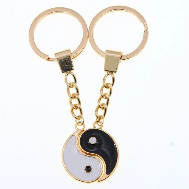 Yin Yang Keychain Charm Symbol Lucky Keychain Lucky